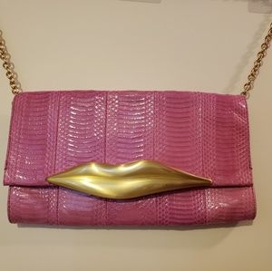 Diane von Furstenberg Carolina Lips Clutch